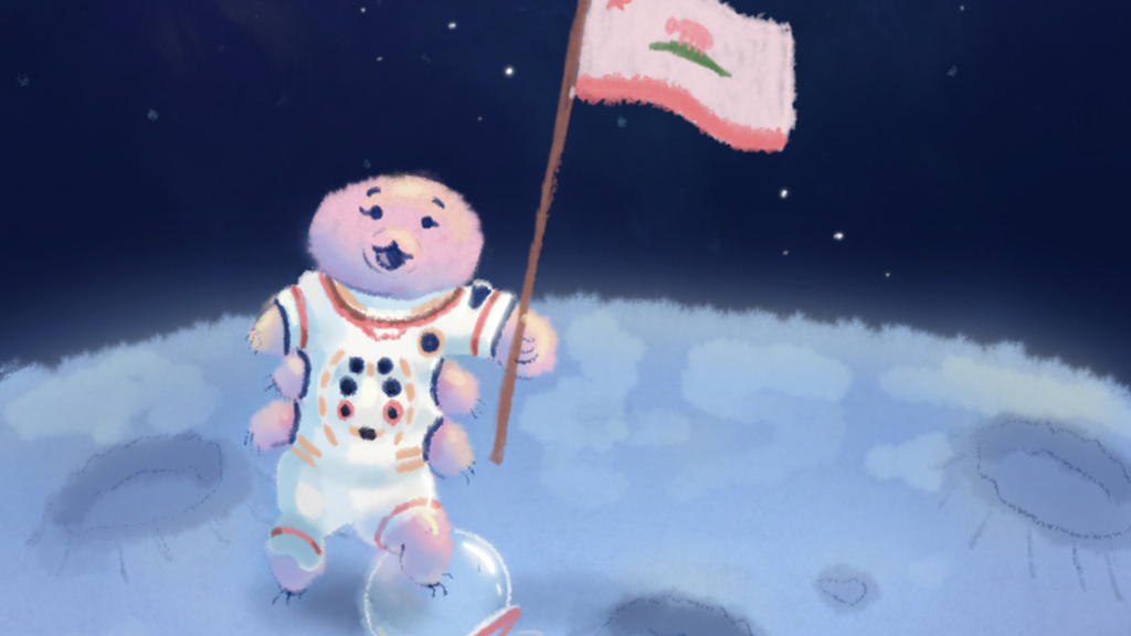 Illustration from "Water Bear Don’t Care!"